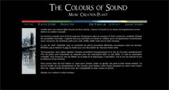 Desktop Screenshot of coloursofsound.be